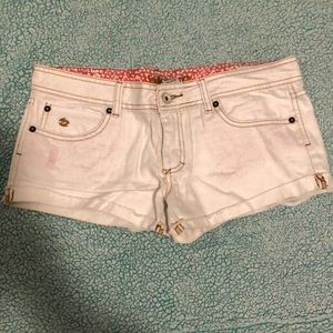 Billabong size 5 gently used short shorts